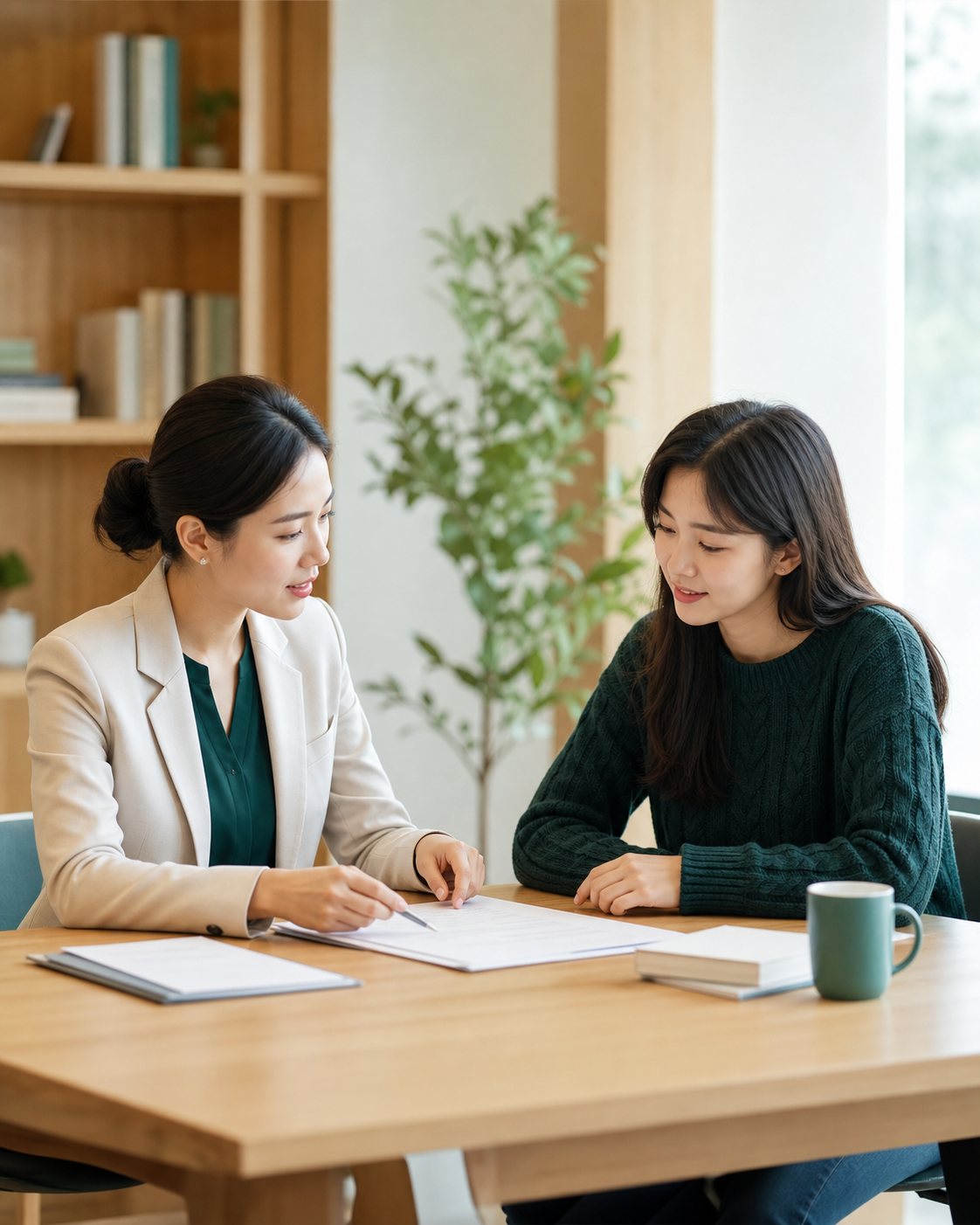 留学顾问与学生共同梳理申请计划