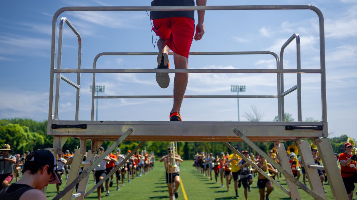 The @MightySoundofMD is back. Get an inside look behind the scenes when roughly 250 musicians put together a halftime show in one week: 