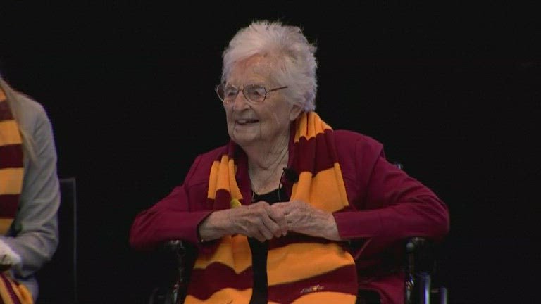 GO RAMBLERS: Sister Jean, the nun who exploded to fame during the 2018 Final Four run of Chicago-Loyola, celebrated her 100th birthday today. 