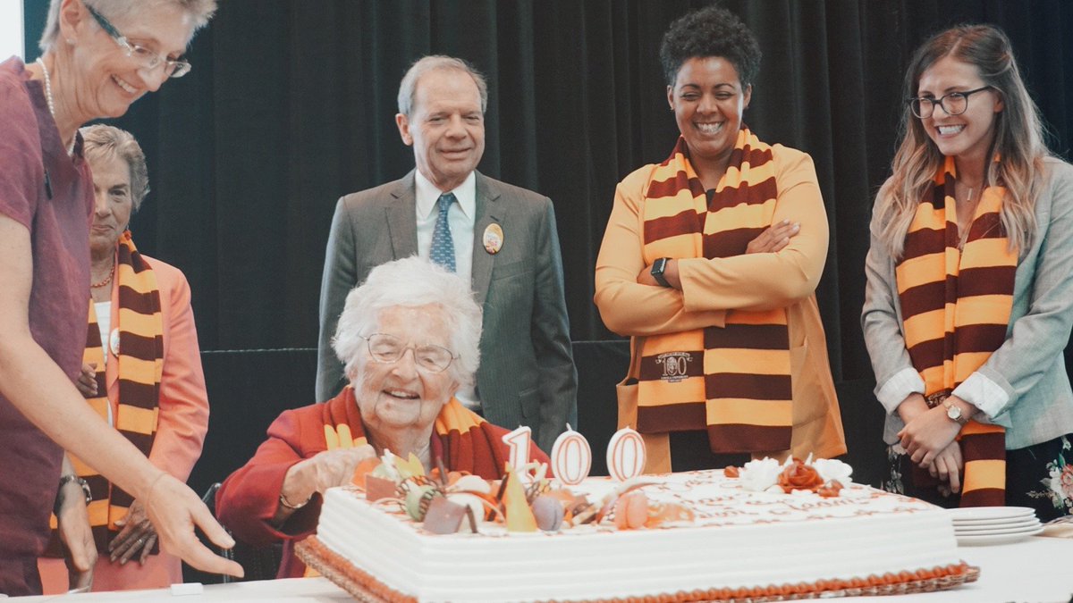 Some snapshots from Sister Jean&#39;s 100th birthday celebration yesterday. #SGLC #SisterJean #LoyolaChicago