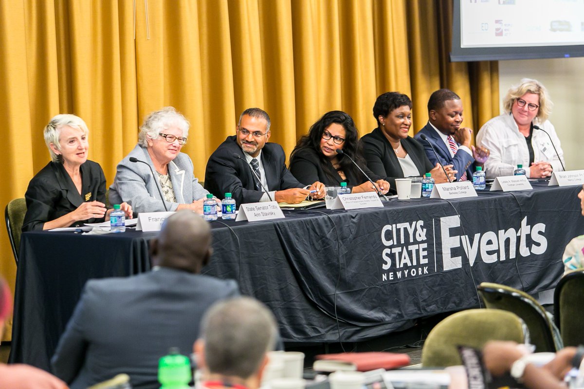 Earlier this month, members of the Fordham community attended @CityAndStateNY&#39;s Education Summit, including @FordhamGSE Dean Virginia Roach and Lesley Massiah-Arthur, AVP for Government Relations & Urban Affairs. Pictures from the event are below!