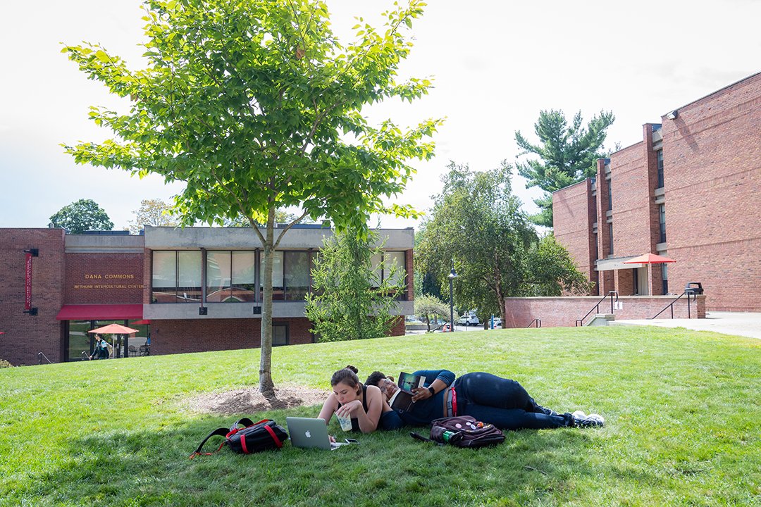 Whether it&#39;s in the Academic Commons or by Dana Commons, students are already working hard on day 2 of classes. Keep up the great work! #WeAreClark #ClarkU