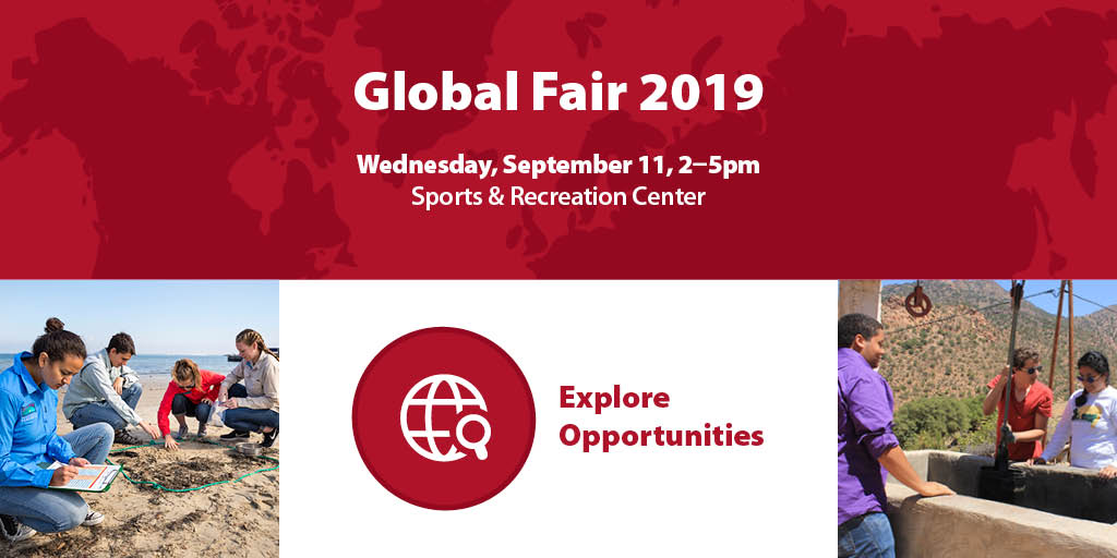 Mark your calendars for the Global Fair 2019!  Every off-campus Project Center will be represented as we kick off the application season for 2020-2021 programs.   All Sophomores who are interested in an off-campus IQP are strongly encouraged to attend!   