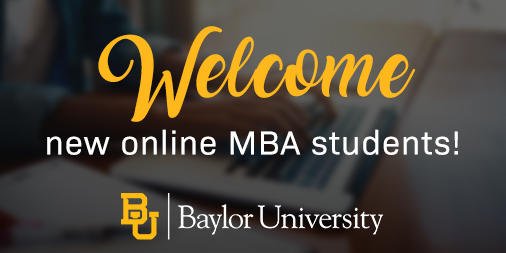 A new term begins for our online MBA students!  We&#39;re proud to be part of your path toward success. #SicEm