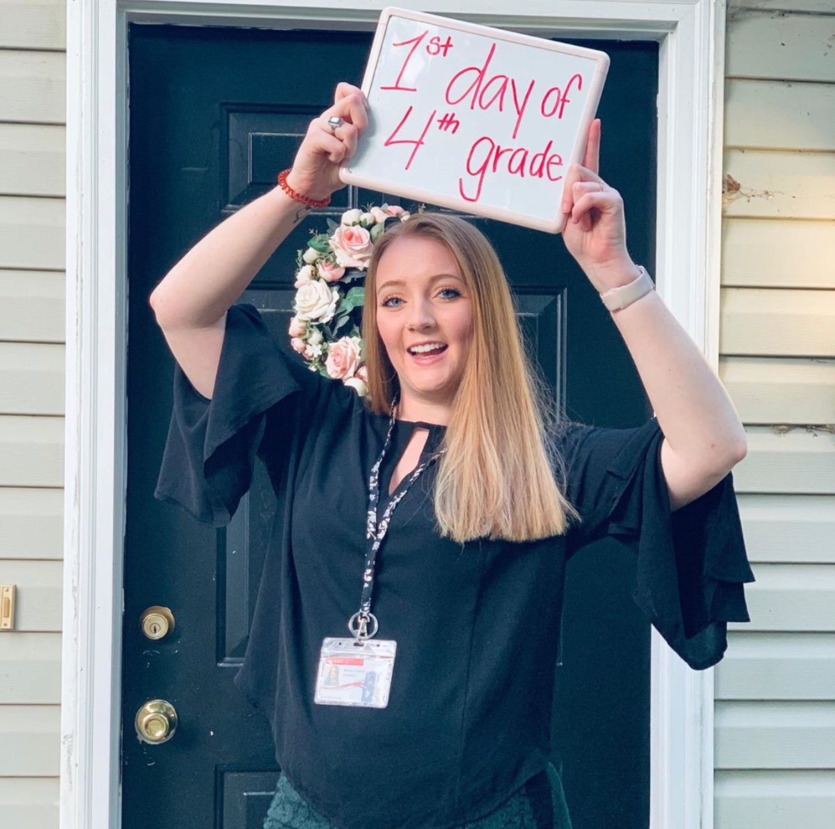 Happy #FirstDayofSchool to all of our alumni and students — like senior Monica Smith — who began a new year today. Don&#39;t forget to tag us in your #BacktoSchool photos. 