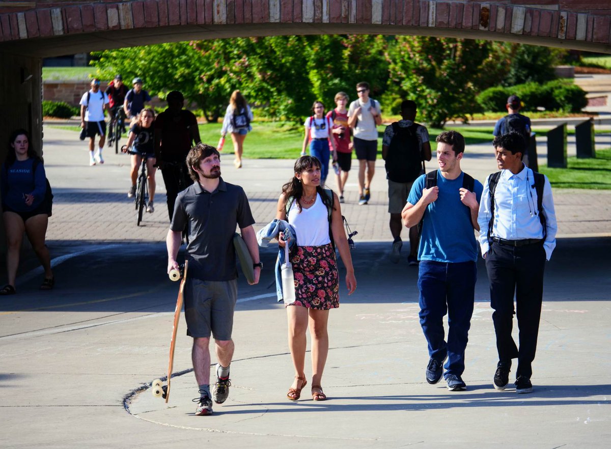 Happy first day of fall semester classes from #CUBoulder 