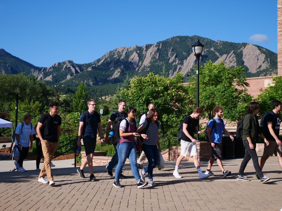 Happy first day of fall semester classes from #CUBoulder 