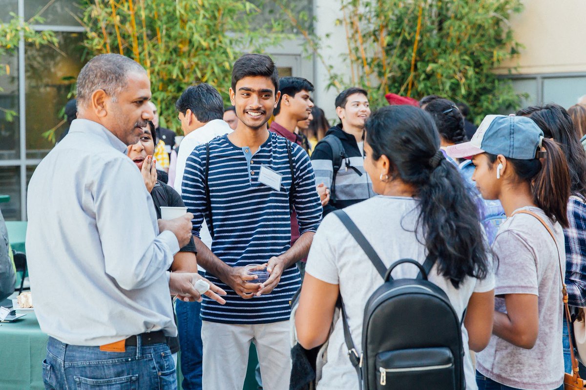 Last Thursday afternoon, USF held its first-ever welcome reception for new students from India. More than 100 students, parents, faculty, and staff gathered to celebrate the beginning of the school year.   : 