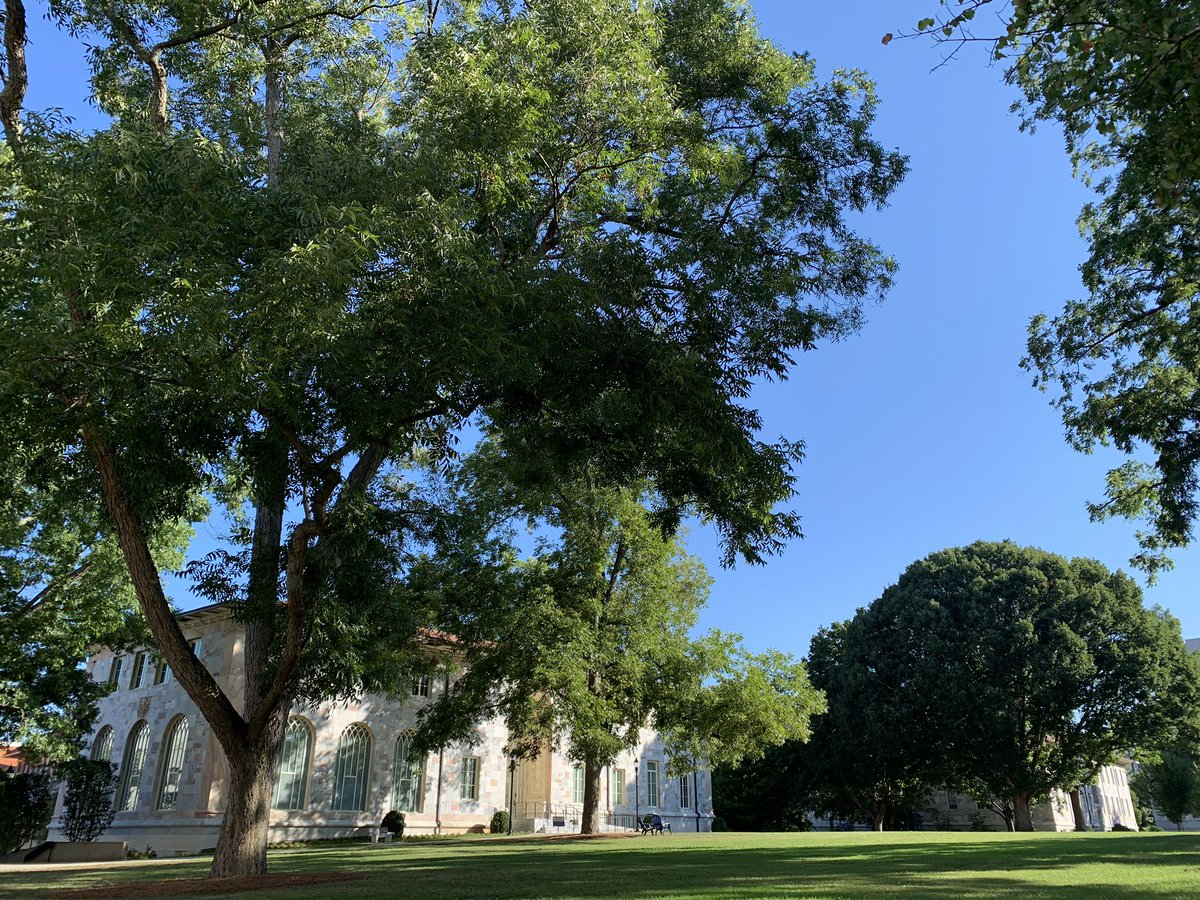 Peaceful morning on the quad - Rest up, everyone! #HappyLaborDay