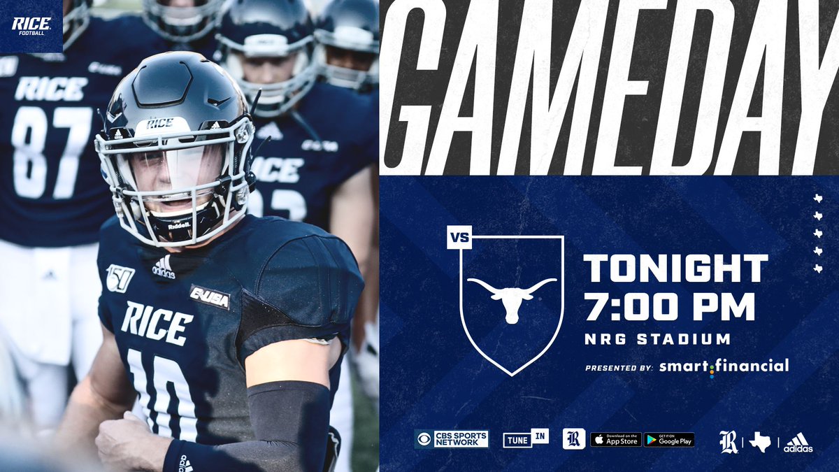 We’re so excited to see NRG Stadium packed with Blue and Gray! There&#39;s just nothing quite like spending time with the Rice Family.  Happy Gameday, Ya&#39;ll!
