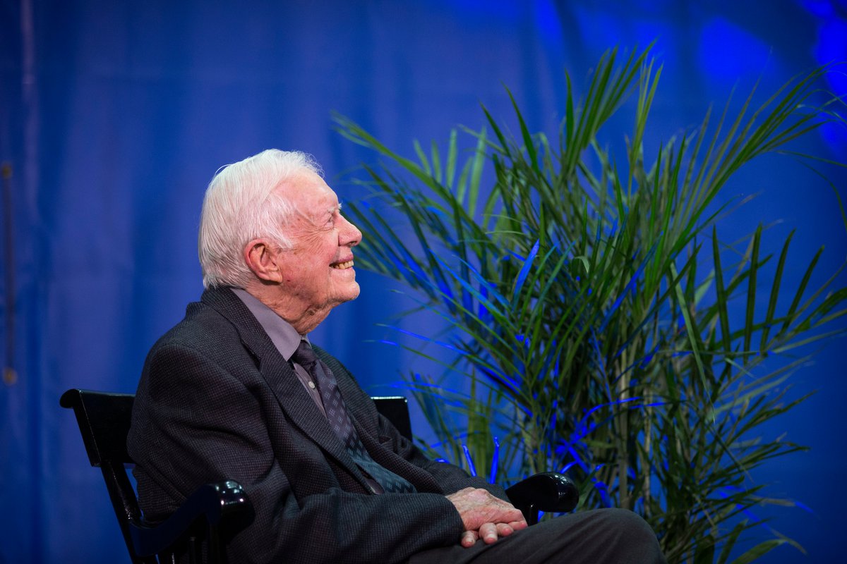 Facebook Live event: Watch Emory&#39;s 38th Carter Town Hall (President Carter&#39;s annual Q&amp;A with Emory first-year students) Sept. 18 at 8 p.m. 