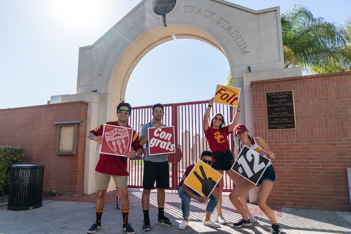 We&#39;re loving the pictures! There&#39;s still time to join us in welcoming @PresidentFolt—just print out our welcome signs, take a snap holding some up, &amp; share your photo &amp; message of congrats on social w/ the hashtag #TrojansTogether   Signs for printing out: 