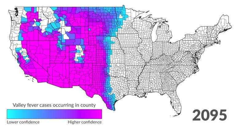 UCI scientists project northward expansion of Valley fever by end of 21st century: Climate change expected to accelerate spread of sometimes-fatal fungal infection @UCIBioSci @uciess @UCIEEB  