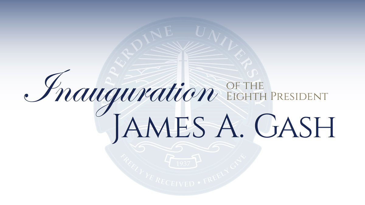 Pepperdine University invites you to join us Wednesday, September 25, 2019 at 10 AM for the inauguration ceremony of James A. Gash as the eighth president of the University. We look forward to seeing you there!  Please register here: 