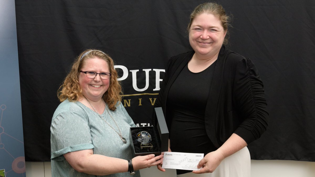 #PurduePolytechnic’s Misty Clugh and Robert Cox were honored with awards by units within the Office of the Dean of International Programs. 