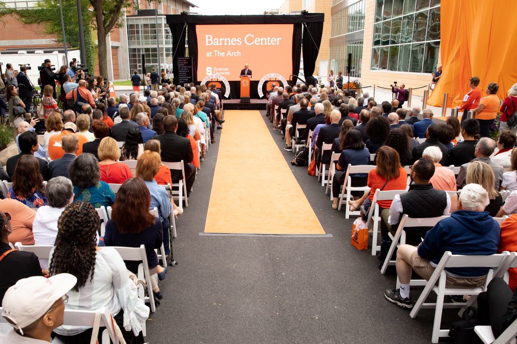 A new era at #SyracuseU. The Barnes Center at The Arch will transform the student experience for years to come.