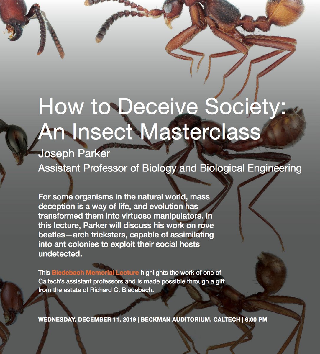 I&#39;ll be giving the @Caltech Watson lecture tomorrow at 8pm - open to the public and free!